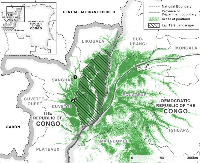 Cartographie des tourbières du bassin du Congo